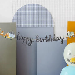 construction-vehicle-happy-birthday-banner-2m|GRL104|Luck and Luck| 1