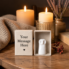 Personalised Wise Owl Matchbox Keepsake for Graduation Achievement and Success
