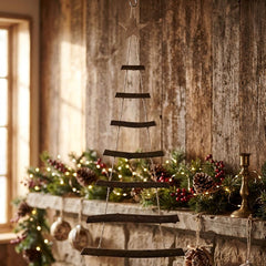 Rope ladder Christmas tree