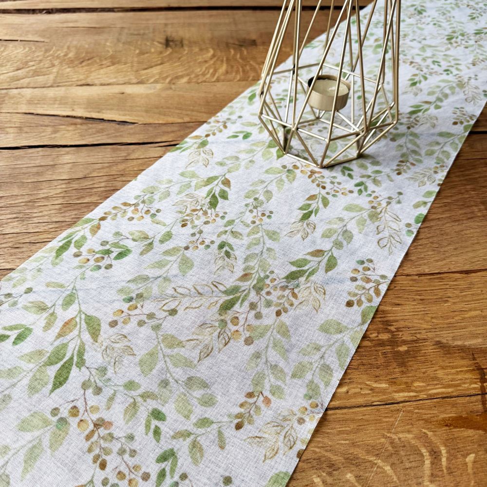 green-foliage-floral-decorative-table-runner-3m|793000300010|Luck and Luck| 1