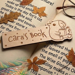 Personalised Capybara Wooden Bookmark Gift For Children And Book Lovers (22.5 cm)