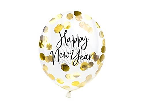 gold-party-confetti-ballooons-happy-new-year-x-3|BK12-2-019|Luck and Luck| 1