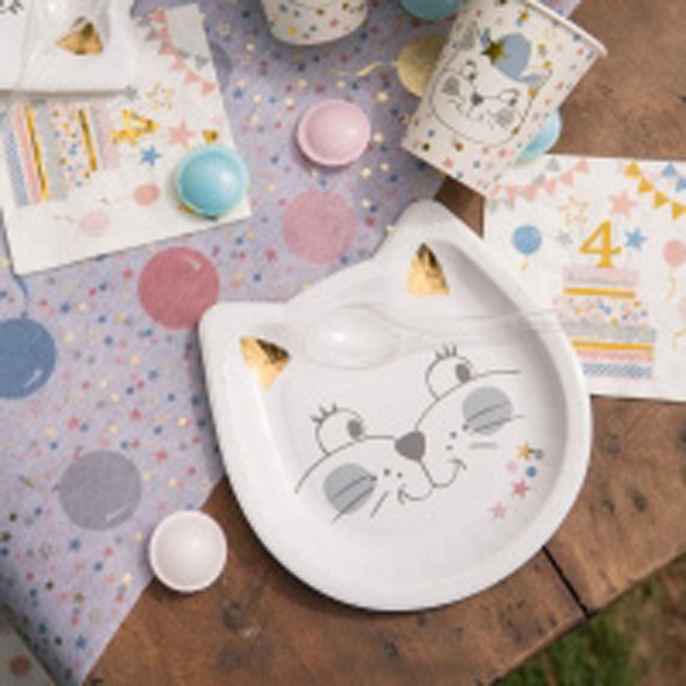 kitty-cat-face-party-plates-x-10-childrens-party|669100000099|Luck and Luck| 1