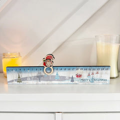 Personalised Christmas Advent Countdown Sleigh Slider - Festive Decor