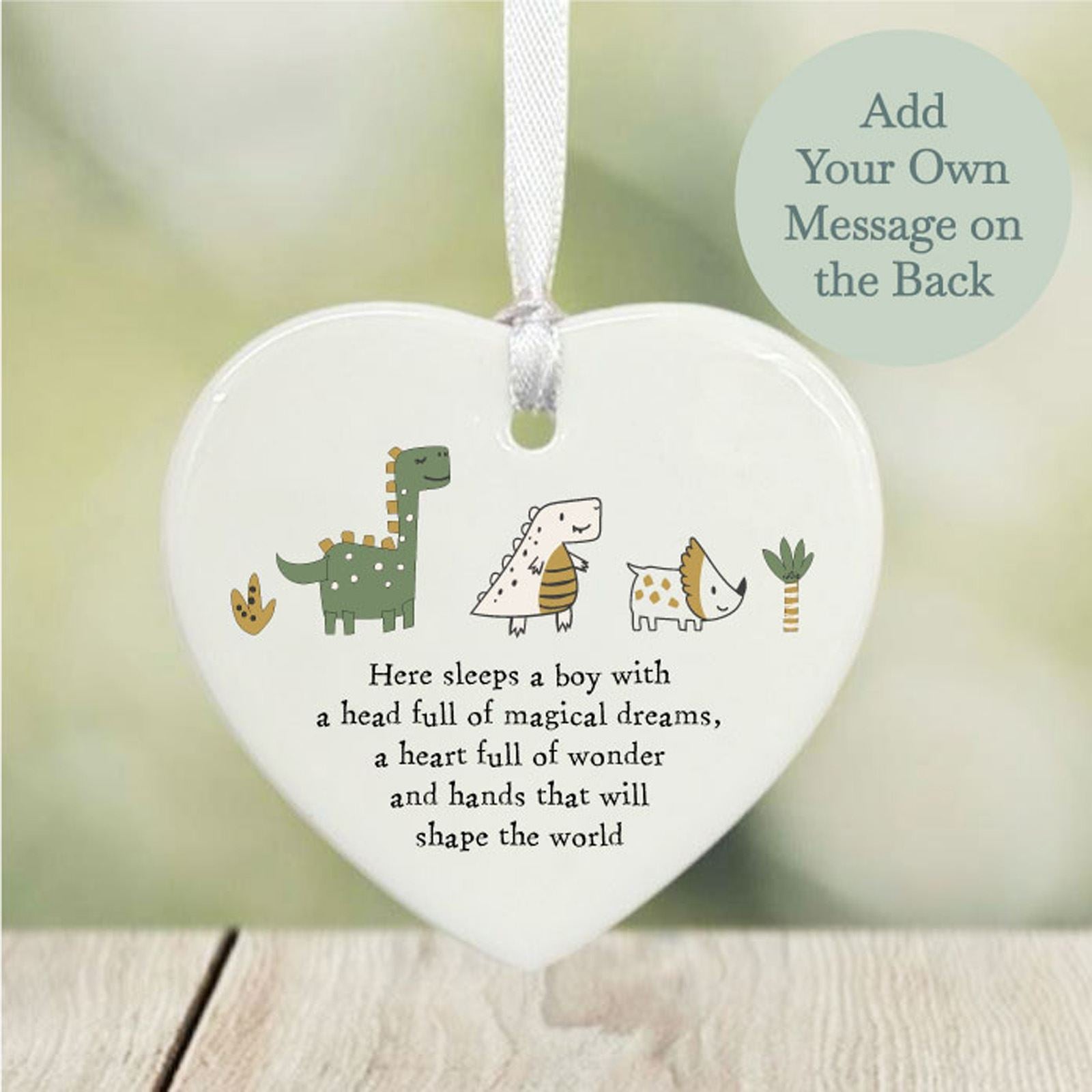 personalised-porcelain-heart-here-sleeps-a-boy-keepsake-new-baby-gift|LLUV6220|Luck and Luck| 1