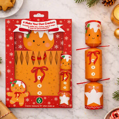 Make Your Own Gingerbread Christmas Crackers DIY Festive Party Tableware Set of 6