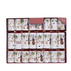 Concerto Fanfare Musical Whistle Christmas Crackers Festive Tableware Set of 8