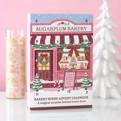 Sugarplum Bakery Christmas 12-Day Advent Calendar Pink Paper Festive Countdown Decor