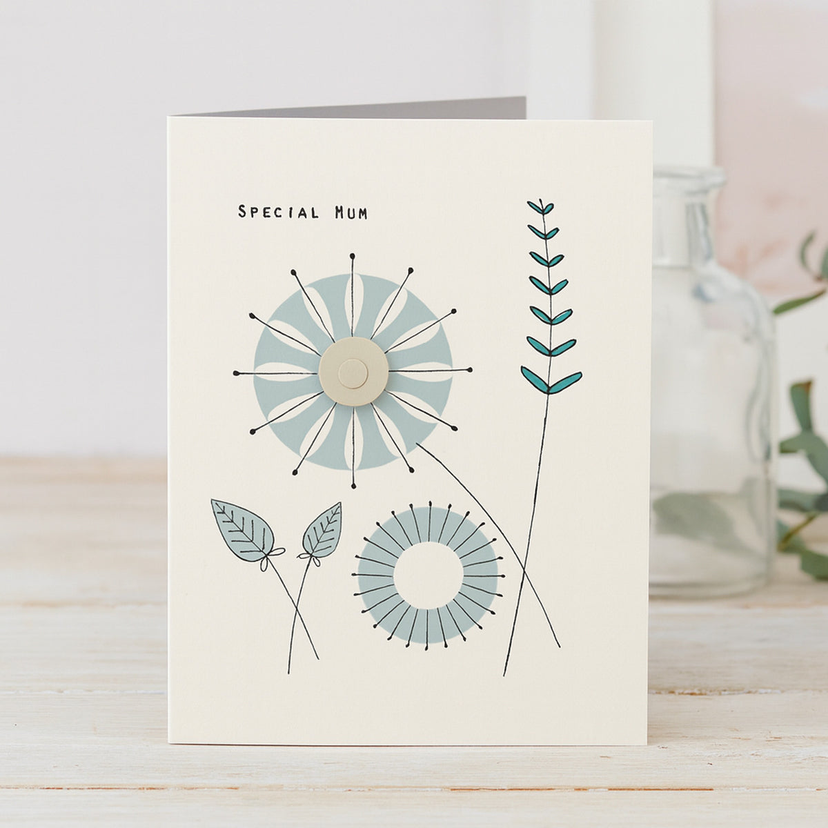 East of India - Flower Card - Special Mum Mothers Day Card