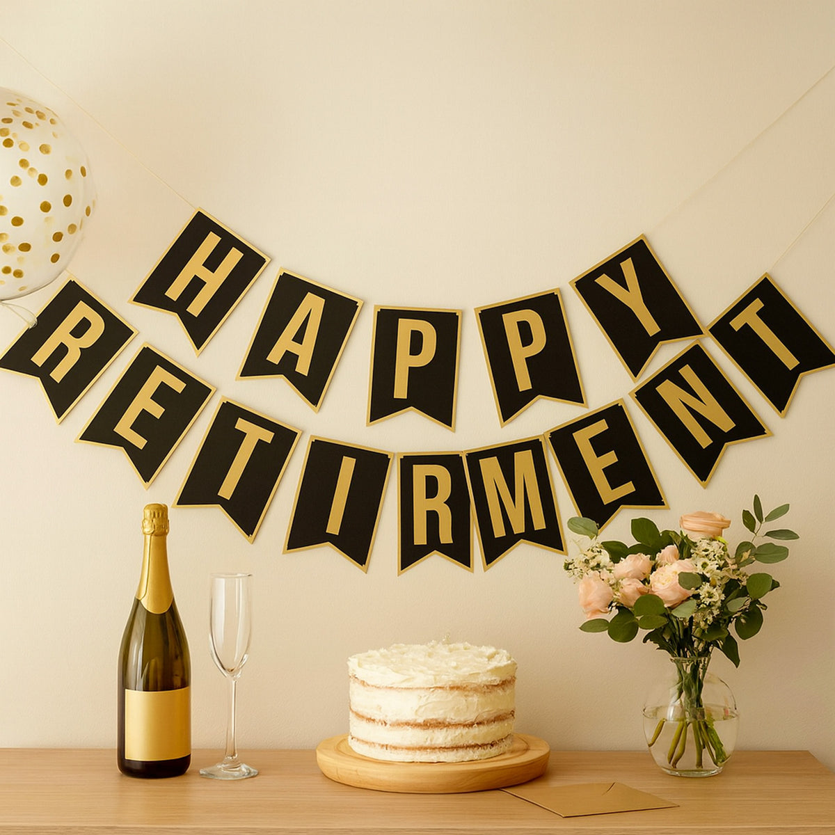 Happy Retirement Card Banner 2M