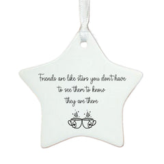 Porcelain Star - Friends are like stars V2