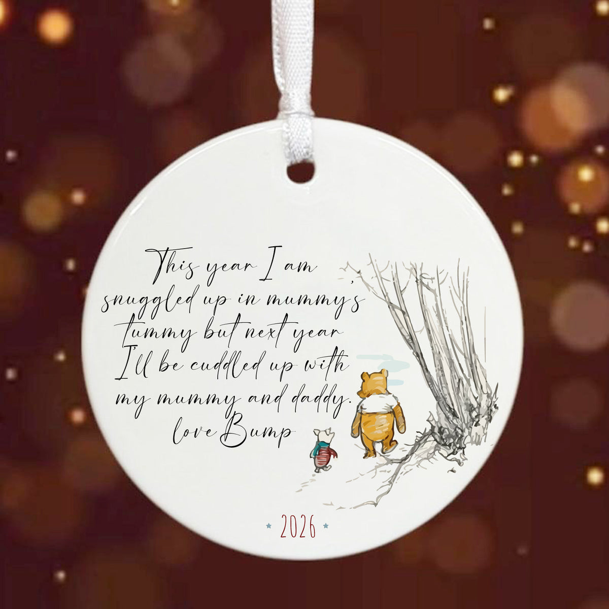 Winnie The Pooh Bump Porcelain