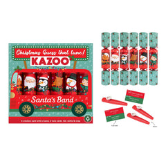 Kazoo Musical Christmas Crackers Festive Party Tableware Name That Tune Set of 6