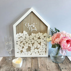 wooden-dropbox-guest-book-heart-guest-book-alternative-guest-book|KG1|Luck and Luck| 1