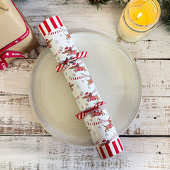 Racing Sausage Dog Game Christmas Crackers Festive Party Tableware Set of 6
