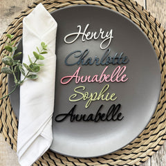 Personalised Party Place Names, Acrylic Table Decor for Weddings and Events