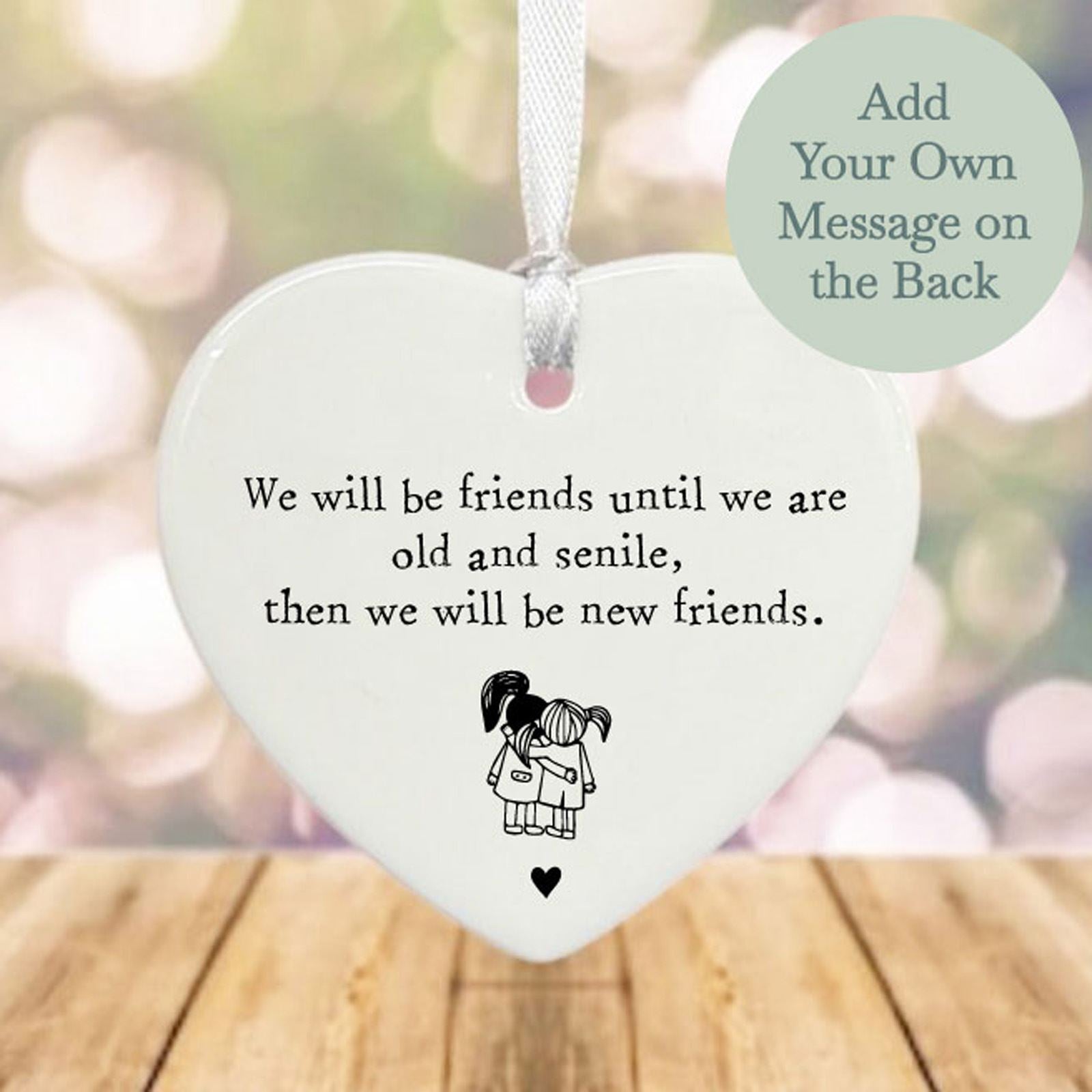 personalised-porcelain-hanging-heart-we-will-be-friends-gift|LLUV6201|Luck and Luck| 1