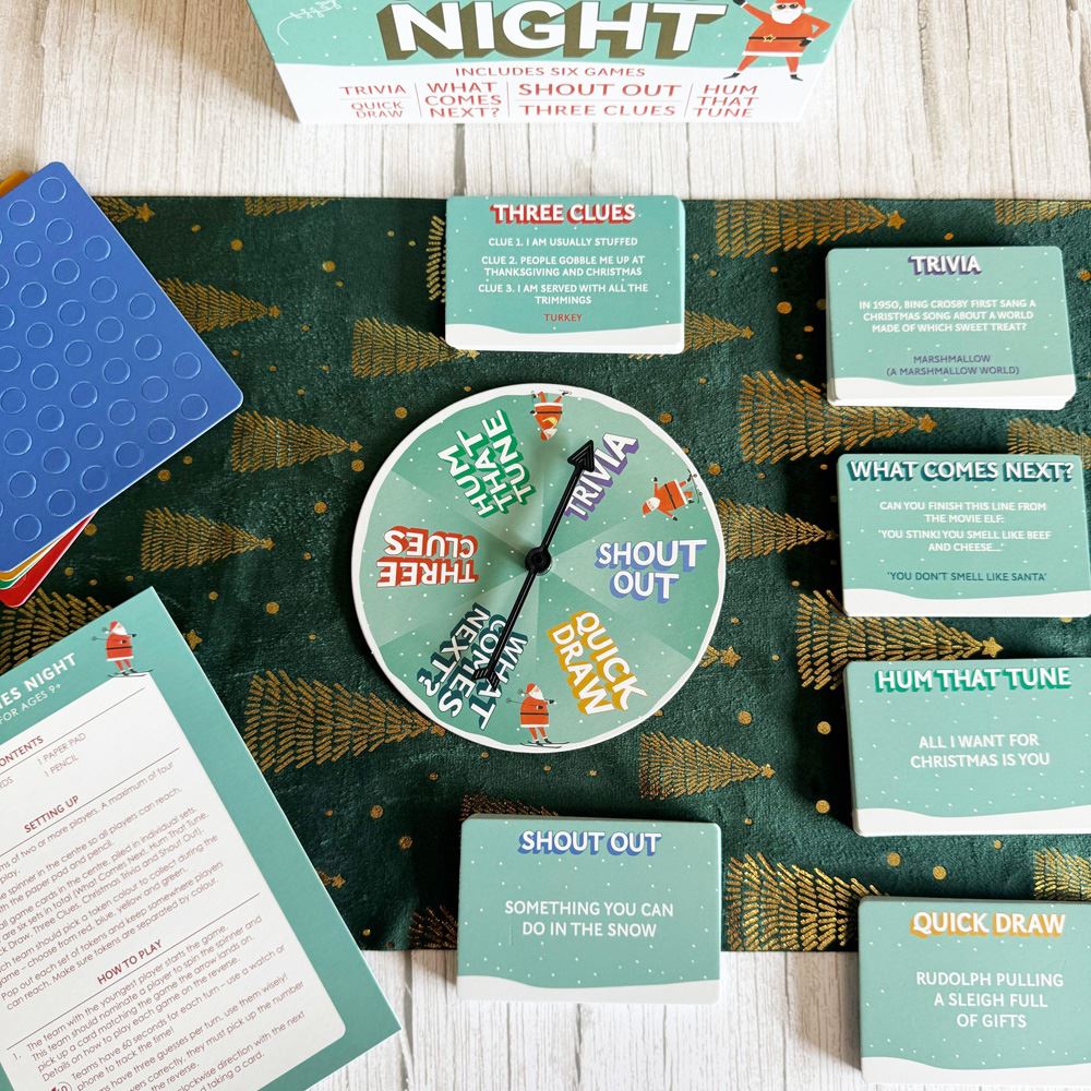 christmas-family-games-night-with-6-games-festive-party-games|FUNSANTA-GMENIGHT|Luck and Luck| 1