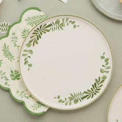 Botanical Cocktail Paper Plates Party Tableware Pack of 8 (17.5cm)