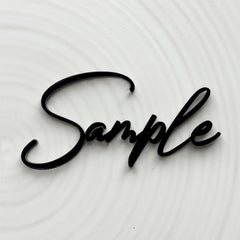Custom Personalised Acrylic Names for Wedding Tables, Guests and Favours