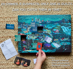 Wreck the Halls Christmas Mystery Advent Calendar Game with 24 Puzzle Doors