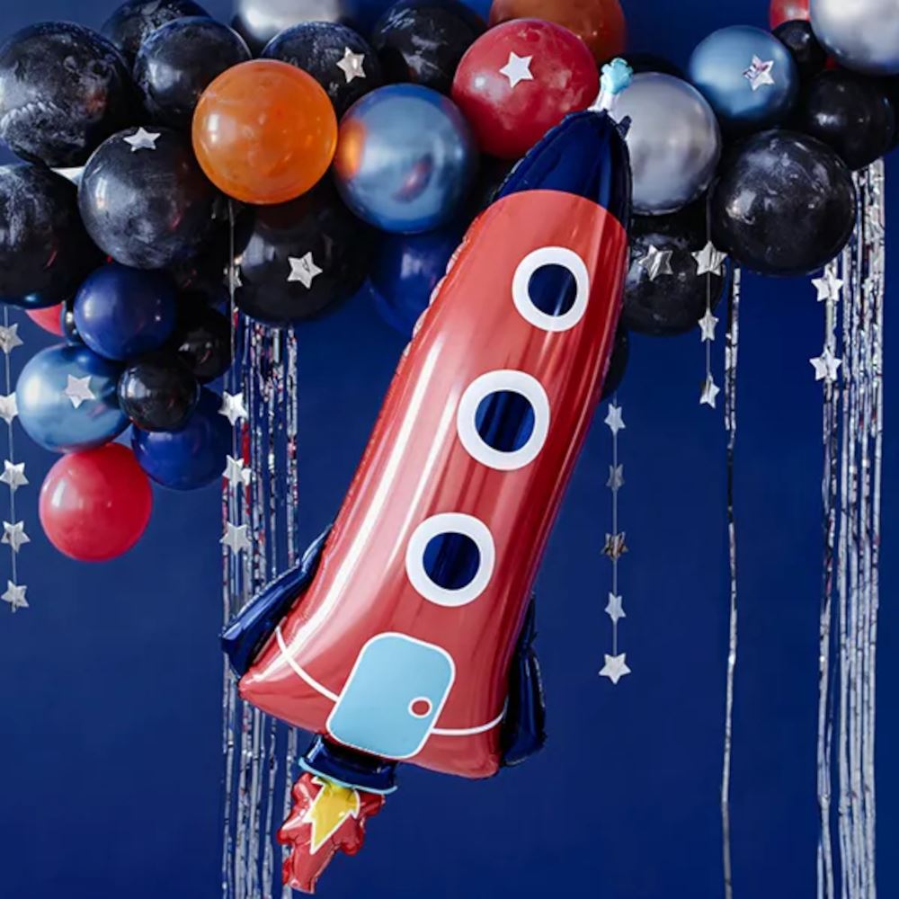 large-rocket-space-party-balloon-foil-birthday-party-balloon|FB61|Luck and Luck| 1