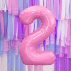 large-foil-pink-number-2-balloon-86cm-birthday-decoration|FB1P-2-081|Luck and Luck| 1