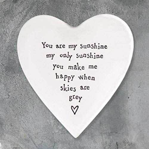 east-of-india-porcelain-coaster-you-are-my-sunshine-keepsake-gift|117|Luck and Luck| 1