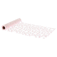 Pink Gold Daisy Table Runner Party Decoration (24 cm x 3 m)