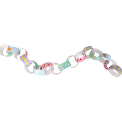 easter-paper-chains-spring-party-decorations-truly-bunny-6-5m|BUNNY-PCHAIN|Luck and Luck| 1