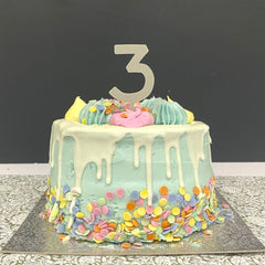 acrylic-number-3-birthday-cake-topper-any-colour|LLWWNUMBER3CTA|Luck and Luck| 1