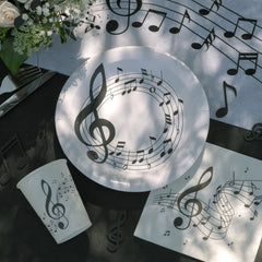 music-note-paper-party-plates-x-10-musical-party|836500000001|Luck and Luck| 1