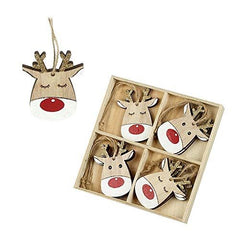 wooden-reindeer-christmas-tree-decorations-x-8|TLA531|Luck and Luck| 1