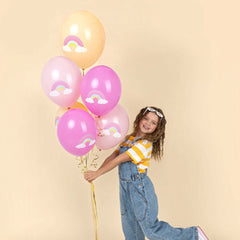 pink-orange-rainbow-party-balloon-decorations-x-6|SB14P-339-000-6|Luck and Luck| 1