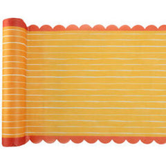 Santex Yellow Striped Party Table Runner Fabric 2.5m
