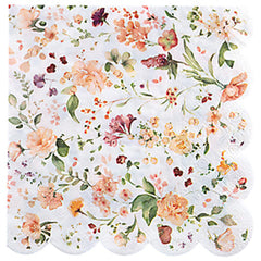Santex Floral Paper Party Paper Napkins, Wedding Tableware, Pack of 12