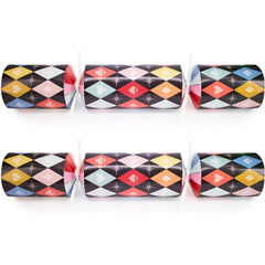 Abracadabra Magic Game Christmas Crackers Multicoloured Festive Tableware Set of 6