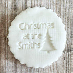 personalised-christmas-fondant-icing-embosser-christmas-tree|LLWWXMASEMBOSSD7|Luck and Luck| 1