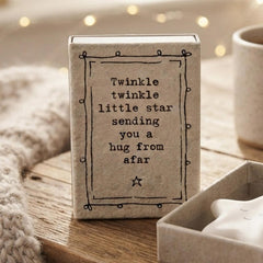 White Porcelain Star Mini Matchbox Twinkle Twinkle Little Star Meaningful Home Gift