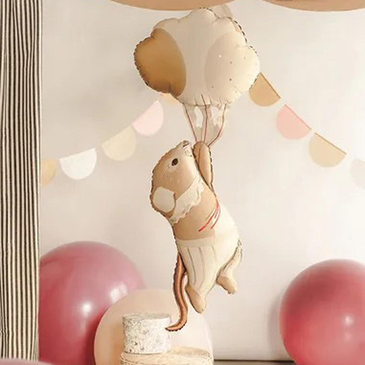 PartyDeco Mouse Foil Party Balloon Childrens, Balloons, Birthday