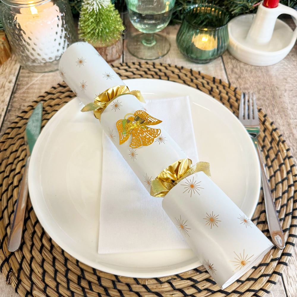 luxury-gold-angel-christmas-crackers-x-6-christmas-table-decor|6609|Luck and Luck| 1