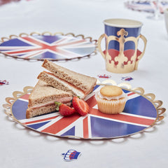 union-jack-queens-jubilee-party-paper-plates-x-8|JBLE-100|Luck and Luck| 1