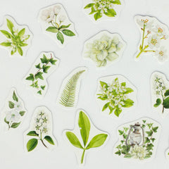 mini-botanical-flower-stickers-for-craft-scrapbooking|BOTANICALPLANTSTICKERS|Luck and Luck|2