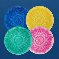 mandala-diwali-multi-coloured-paper-party-plates-x-8|HBHD105|Luck and Luck| 1