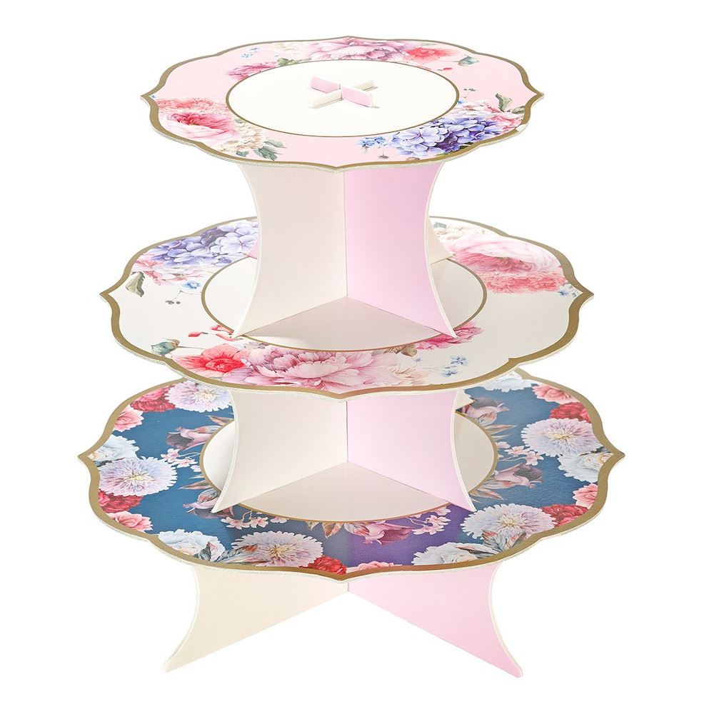 truly-scrumptious-reversible-cake-stand-3-tier-tea-party|TS8-CAKESTAND|Luck and Luck|2