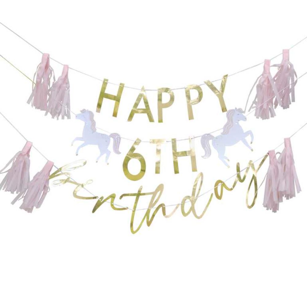 customisable-happy-birthday-bunting-princess-party-3-x-1-5m|PC-102|Luck and Luck|2