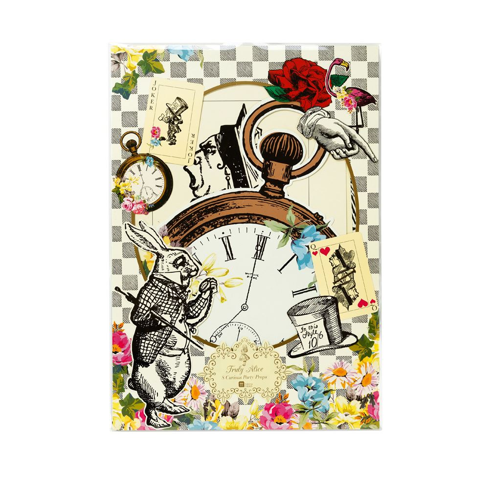 alice-in-wonderland-large-card-party-props-watch-card-party-decoration|TSALICE-PROPS|Luck and Luck| 3