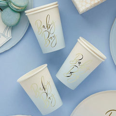 blue-baby-blue-paper-cups-x8|HBBS217|Luck and Luck| 1