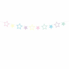 pastel-stars-party-garland-bunting-2m-unicorn-rainbow-decoration|GL4|Luck and Luck| 3