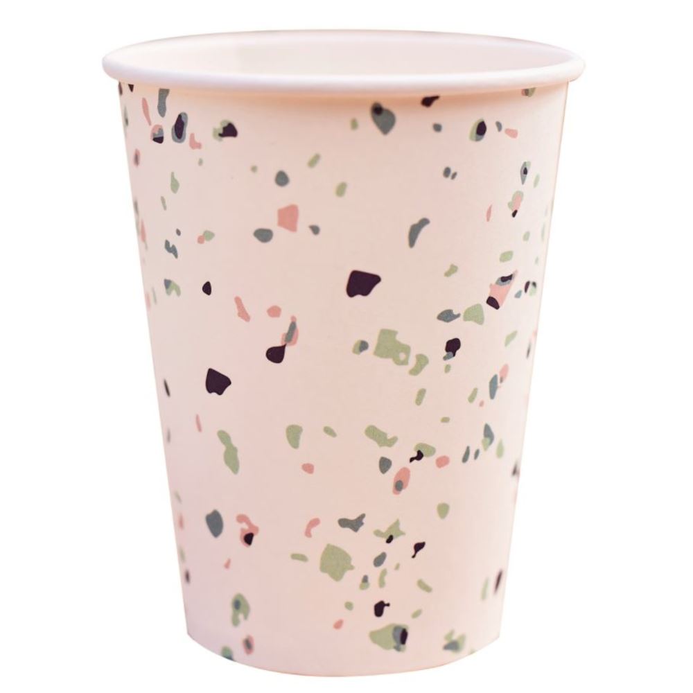 terrazzo-print-paper-paper-cups-x-8|MIX-630|Luck and Luck|2